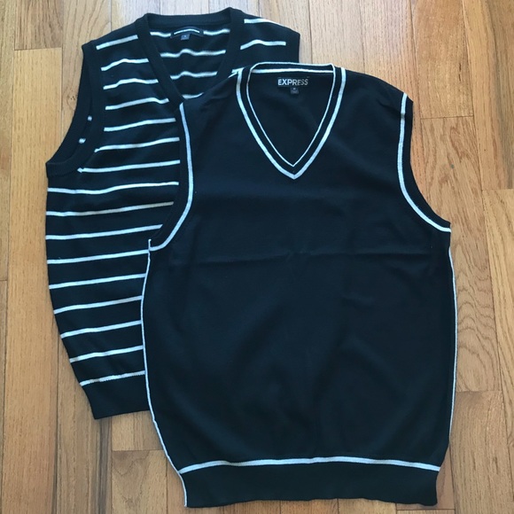 Express Other - Express Men’s Sweater Vests Lot of 2 Small/Medium